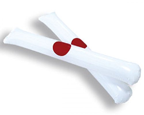 1 Paar (2 Stück) Airsticks/Klatschstangen/Lärmschläger Japan (Lärm-Schläger - Applaus-Schlauch - Bäng Bäng/BängBäng - Pong Pong/PongPong) von sportfanshop24