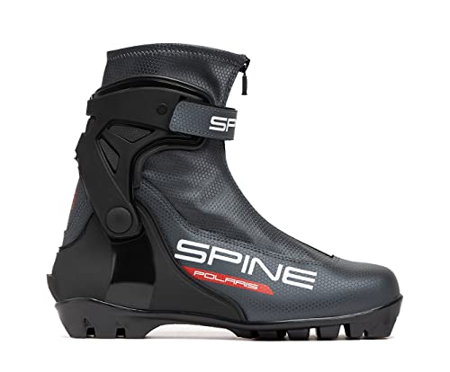 Spine Polaris Langlaufschuh Skating Schuhe Skischuhe Skate Skistiefel für Salomon NNN, Prolink Bindung (45) von sportlynx