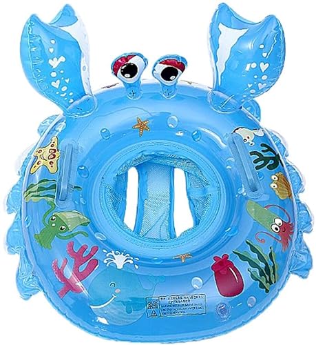 Baby-Schwimmer, aufblasbarer Baby-Schwimmring mit Sitz für Kleinkinder, 6-36 Monate, Kinder-Taillenring blau von srn