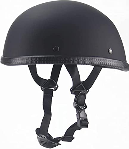 Halbschale Jet-Helm,ECE-Zertifiziert Retro Motorrad Halbhelm Brain-Cap Roller-Helm Scooter-Helm Für Männer Und Frauen Halbschalehelm Fahrrad Cruiser Chopper Moped Roller 2,M von stdpcxz