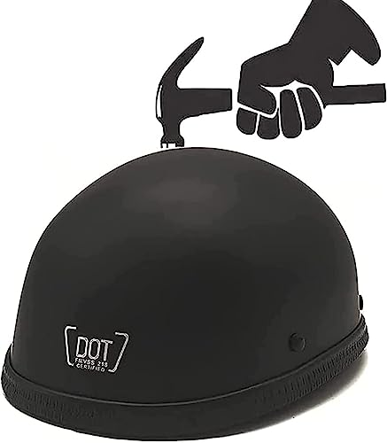 Retro Halbhelm Motorrad Helm Jethelm ECE Zertifizierter Mit Schnellverschluss-Schnalle Halbschalehelm Retro Moped Helm Roller Helm Für Mofa Crash Moped Scooter Cruiser 2,XL von stdpcxz