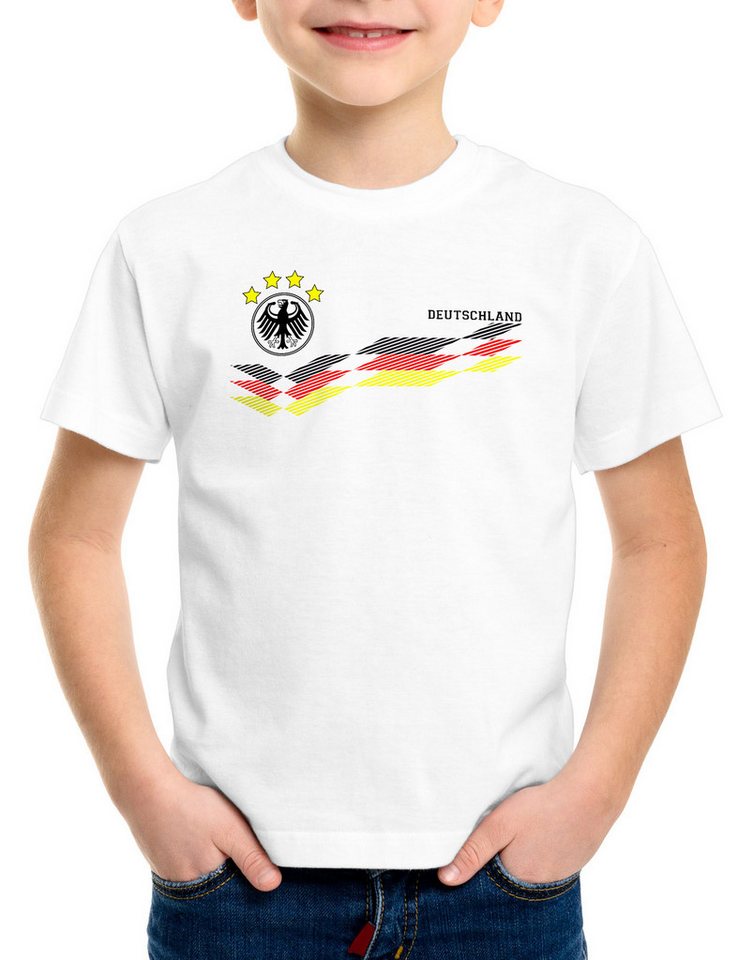 style3 Print-Shirt Deutschland Kinder T-Shirt EM 2024 Europameisterschaft Trikot Spieler von style3