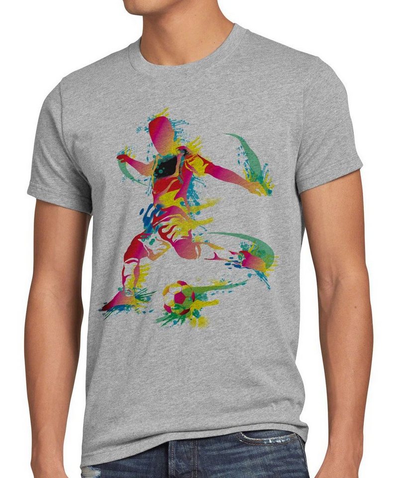 style3 Print-Shirt Herren T-Shirt EM 2022 Deutschland Fußball Fan Sport Trikot Germany bundesliga von style3