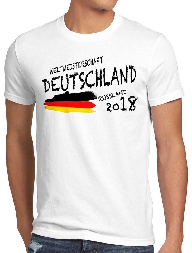 style3 Print-Shirt Herren T-Shirt Europameisterschaft Deutschland Trikot Fussball EM WM Fanartikel von style3
