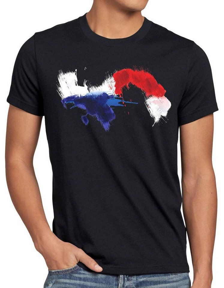style3 Print-Shirt Herren T-Shirt Flagge Panama Fußball Sport Kanal WM EM Fahne von style3