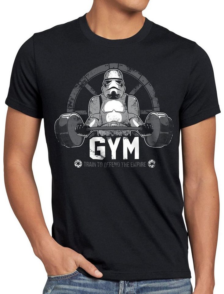 style3 Print-Shirt Herren T-Shirt Todesstern Gym crossfit sturmtruppen fitness von style3