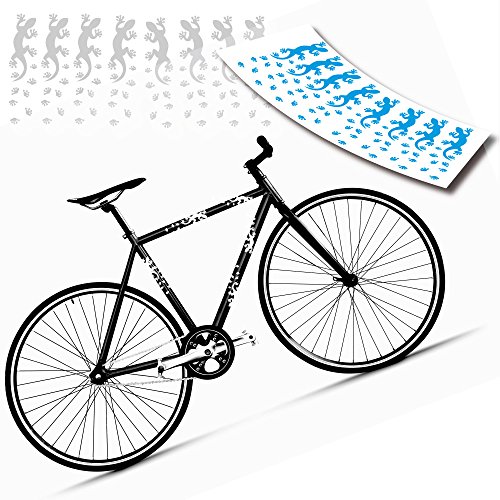 style4Bike Gecko Sticker für Kinderrad Fahrrad Fahrradaufkleber 8 STÜCK + Füsse viele Farben| S4B0070 von style4Bike