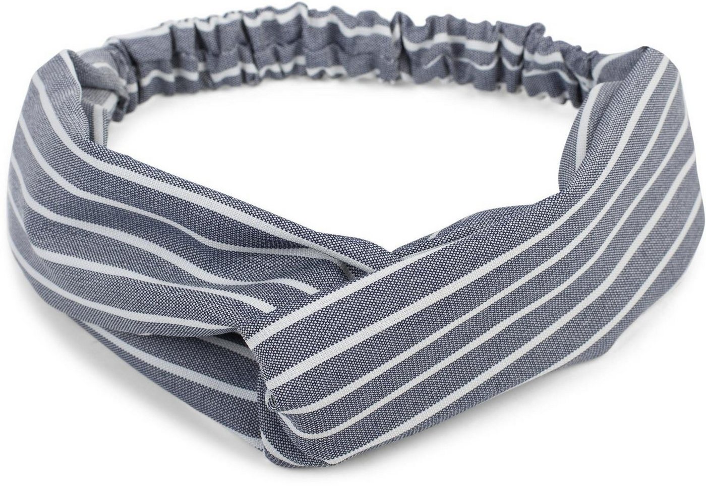 styleBREAKER Haarband, 1-tlg., Haarband mit Streifen Muster und Twist Knoten von styleBREAKER