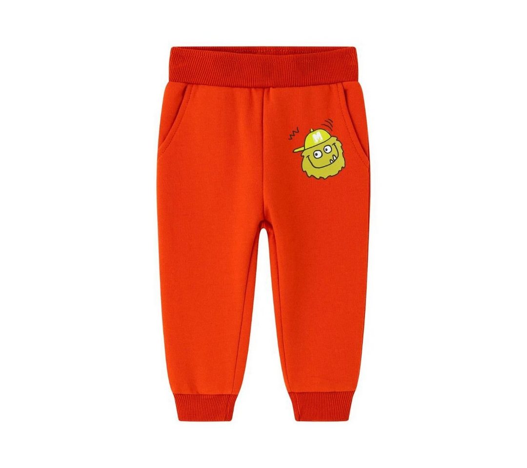 suebidou Jogginghose Freizeithose für Jungen orange Sporthose Stoffhose von suebidou