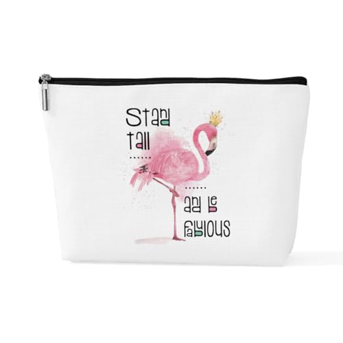 sugargoo Flamingo-Geldbörse, Reise-Make-up-Tasche, Kosmetiktasche, Flamingo-Geschenke für Frauen, Flamingo-Liebhaber, Flamngo1, 10*7*2.5 inches von sugargoo
