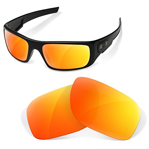 sunglasses restorer Kompatibel Ersatzgläser für Oakley Crankshaft (Fire Iridium, Polarisierte) von sunglasses restorer