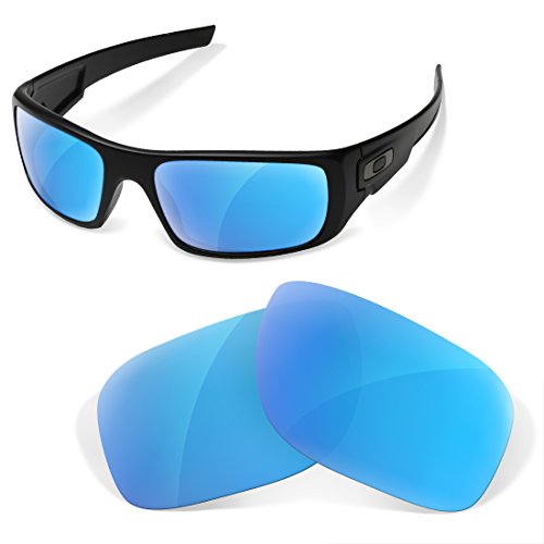 sunglasses restorer Kompatibel Ersatzgläser für Oakley Crankshaft (Ice Blue, Polarisierte) von sunglasses restorer