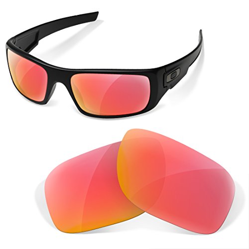sunglasses restorer Kompatibel Ersatzgläser für Oakley Crankshaft (Ruby Red, Polarisierte) von sunglasses restorer