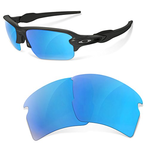 sunglasses restorer Kompatibel Ersatzgläser für Oakley Flak 2.0, Polarisierte Ice Blue von sunglasses restorer