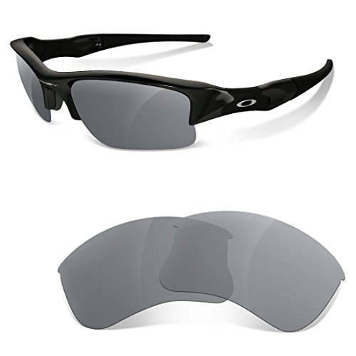 sunglasses restorer Kompatibel Ersatzgläser für Oakley Flak Jacket XLJ, Polarisierte Grey von sunglasses restorer