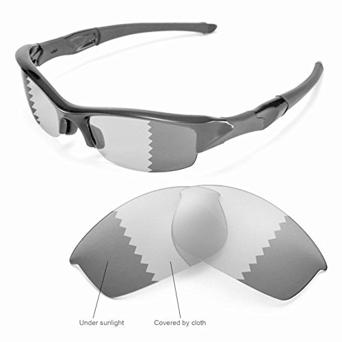 sunglasses restorer Kompatibel Ersatzgläser für Oakley Half Jacket 2.0 XL, Photochromic Grey von sunglasses restorer
