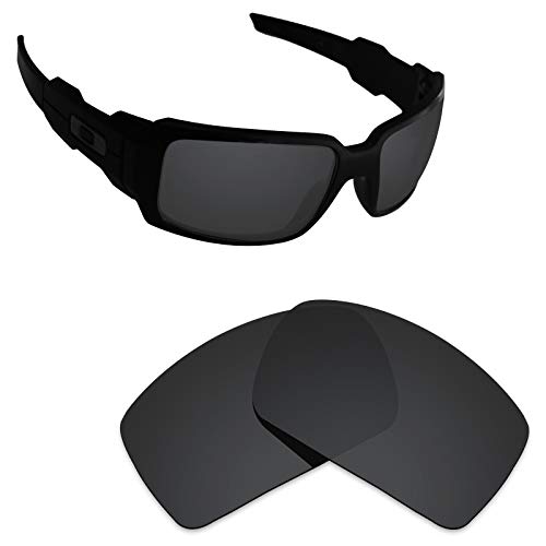 sunglasses restorer Kompatibel Ersatzgläser für Oakley Oil Drum (Polarisierte Black Iridium Linsen) von sunglasses restorer