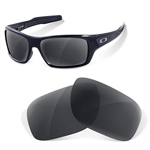 sunglasses restorer Polarisierte Ersatzgläser für Oakley Turbine (Black Iridium) von sunglasses restorer