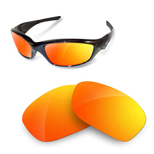 sunglasses restorer kompatibel Polarisierte Ersatzgläser für Oakley Straight Jacket 2.0 (Fire Iridium Linsen) von sunglasses restorer
