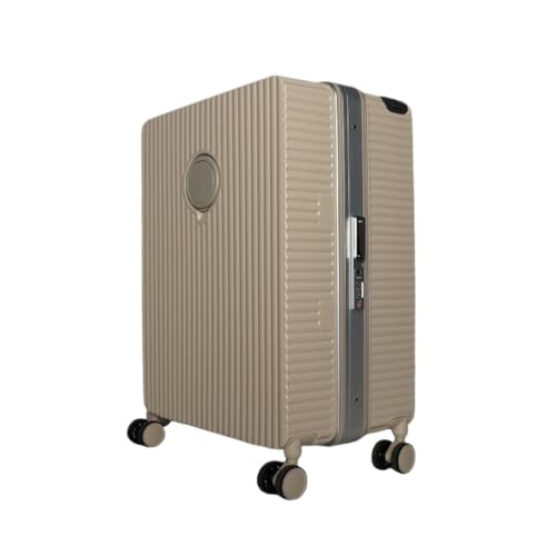 sunxueli Koffer Becherhalter-Koffer, Studentenwohnheim, Aluminiumrahmen-Koffer, 20-Zoll-Abschlussgepäck-Trolley Suitcase (Color : A, Size : 20in) von sunxueli
