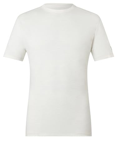 super.natural Herren M Sierra140 Tee T-Shirt, Weiß, L EU von super.natural