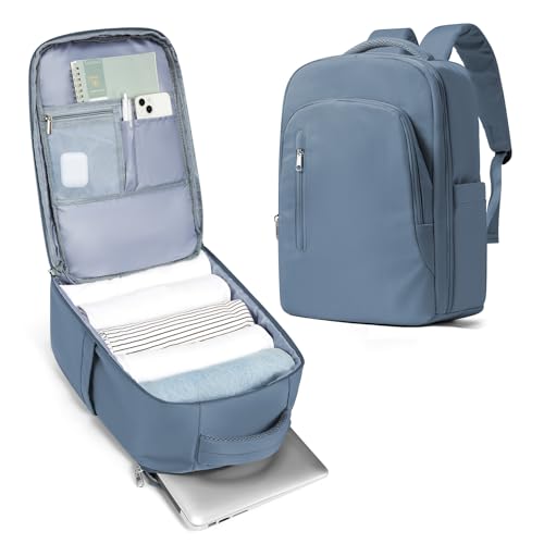 suradar Reiserucksack Handgepäck Flugzeug, Ryanair Handgepäck 40x20x25 Rucksack Damen Travel Backpack Ryanair Reiserucksack Damen mit Laptopfach Flugzeuge Reisetasche Weekendertasche Saphirblau von suradar