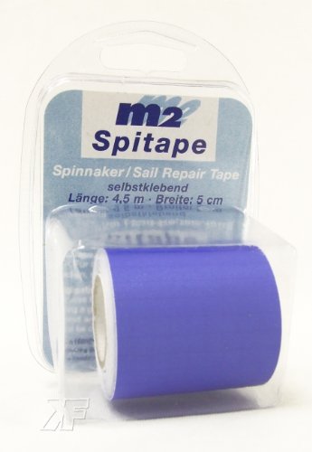 Ascan SPITAPE M2 Spinnaker Tape Reparatur Kite Segel Spinnaker Sail Repair Tape (blau) von Ascan