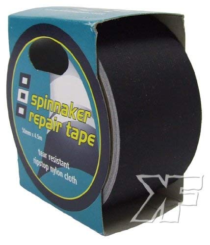 SPITAPE M2 Spinnaker Tape Reparatur KITE Segel Spinnaker Sail Repair Tape (schwarz) von Ascan