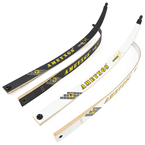 Surwolf Archery Takedown Recurve Bow Wurfarme 66"/68"/70" Competition Recurve Bow Wurfarme 14-40 lbs Target Recurve Bow Wurfarme für Erwachsene/Jugendliche/Anfänger（Schwarze Glied，68"-30lbs） von surwolf