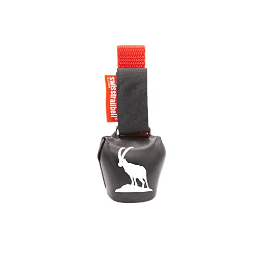 swisstrailbell Black Steinbock Weiss rotes Band von swisstrailbell