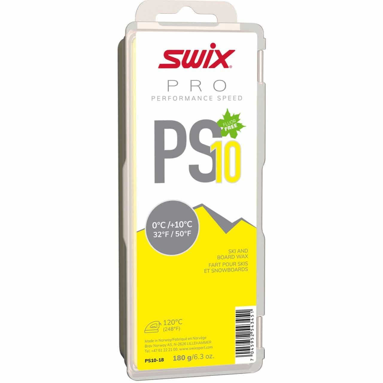 Swix PS10 Yellow +0 °C/+10 °C (180 g) von swix