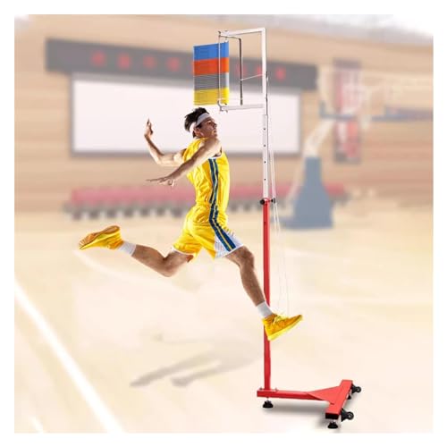 sxpGBP Vertikalsprungtrainer, 1,7 m – 3,2 m Volleyball-Spike-Tester, Sprungkraft-Messgerät, Waage mit Kordelzug von sxpGBP