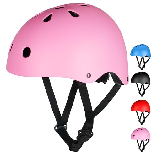 Kinder Fahrradhelm Kinderhelm Skaterhelm Verstellbar für Fahrrad Roller Skateboard Scooter Kinderhelm 3-13 Jahre Alt Junge und Mädchen von tadpole