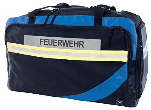 tee-uu RAGBAG Bekleidungstasche schwarz-blau (Verschiedene Varianten) (Feuerwehr) von tee-uu
