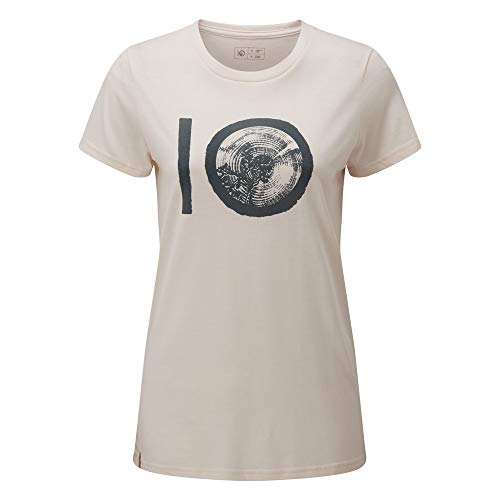 tentree Ten Classic T-Shirt Women Größe S elm White Heather von tentree