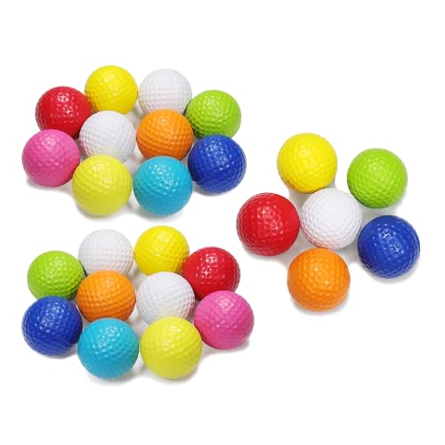 tintoke 26 Stück Golfbälle Trainingsbälle,Golf Übungsbälle Trainingsbälle,Golfbälle Schaumstoff,Golf-Übungsbälle aus Schaumstoff,weich für das Training im Innen- oder Außenbereich von tintoke