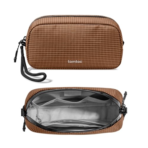 tomtoc Kabel Organizer Tasche, Elektronik EDC Zubehör Kabeltasche Kabelorganizer, Reiseutensilien Koffer Organizer Tech Pouch Geschenk Cable Bag für Handy Netzteil, Ladekabel, Ladestecker, Powerbank von tomtoc
