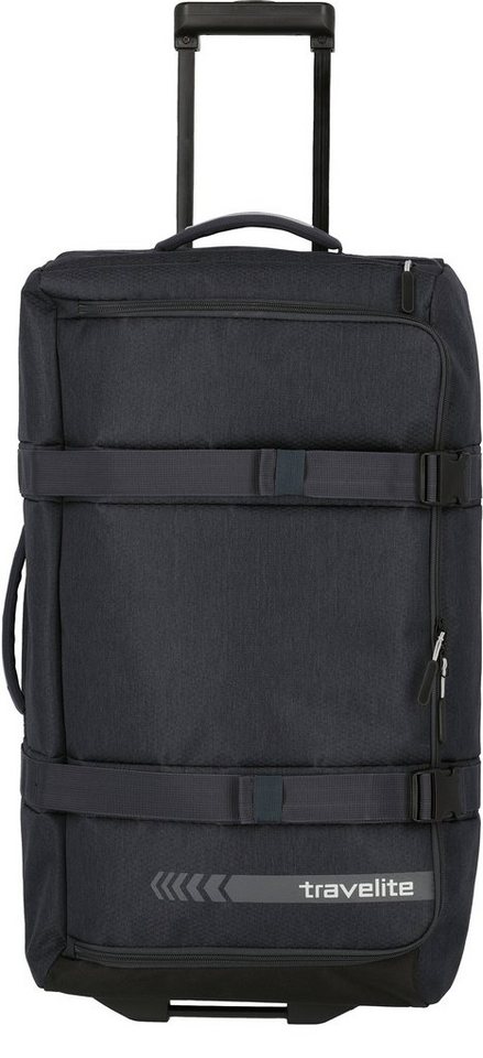 travelite Reisetasche Kick Off L, 68 cm, Duffle Bag Reisegepäck Sporttasche Reisebag mit Trolleyfunktion von travelite