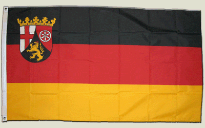 Flagge Deutschland Rheinland-Pfalz - 90 x 150 cm von trends4cents