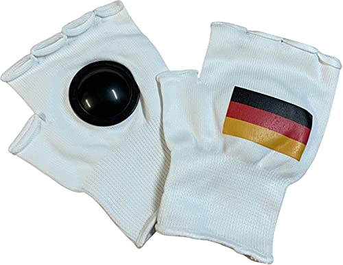 trends4cents Clip-Clappers Klatsch Handschuhe mit Deutschland Fahne Gr. Uni Fanartikel Fussball WM EM Support Fan von trends4cents