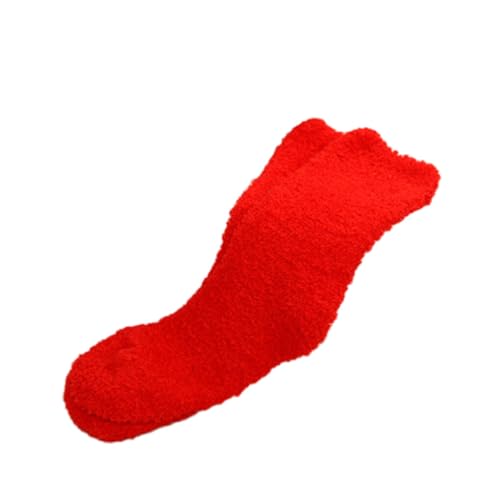 tuwiwol Anti Reibung Winter Socken für Frauen Verabschieden Sie Sich von Blasen Polyester Winter warme Socken Socken weibliche Socken Frauen, Rot von tuwiwol