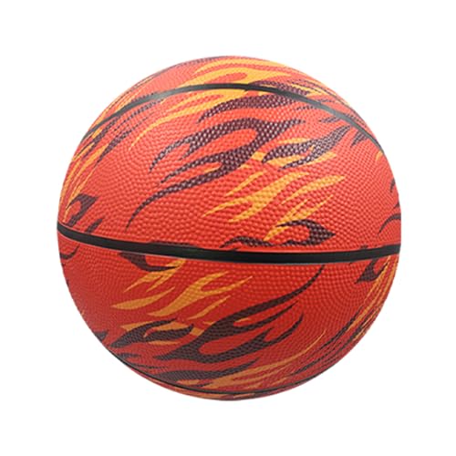 tuwiwol Exquisiter Craft Basketball für Kindertraining, stoßfester und elastischer PU Trainingsbasketball, Unisex 7 Basketball, Rot – Größe 7 von tuwiwol