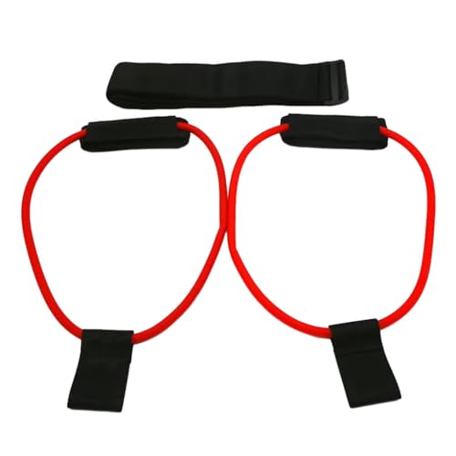 tuwiwol Fitness Widerstandsband, leicht und einfach für elastisches Training, elastisches Stretch Trainingsband aus TPE, vielseitig einsetzbar, Rot von tuwiwol