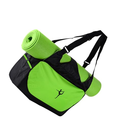 tuwiwol Praktische Yoga Sporttaschen, Geschenke für Fitness Enthusiasten, große Kapazität, Yogamatten Tasche, Sporttasche, breite Anwendung, Grün von tuwiwol