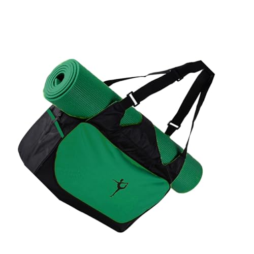 tuwiwol Praktische Yoga Sporttaschen, Geschenke für Fitness Enthusiasten, große Kapazität, Yogamatten Tasche, Sporttasche, breite Anwendung, dunkelgrün von tuwiwol