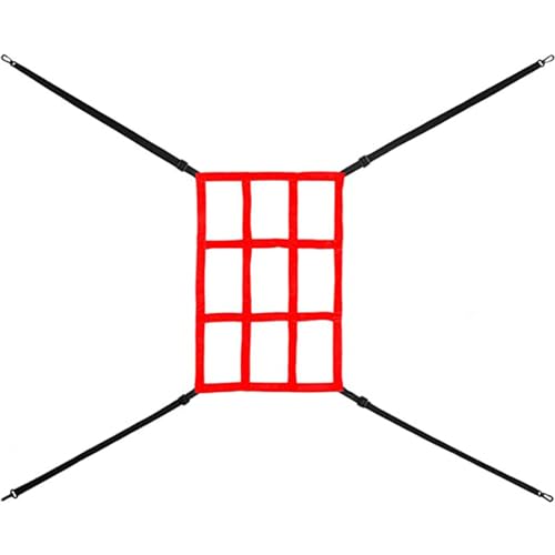 udnzpfuy Baseballnetz, extra groß, einfach zu installieren, Schlagübungsnetz, Sportzubehör, 55,9 x 33 cm, Rot von udnzpfuy