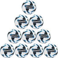 10er Ballpaket uhlsport Top Training Synergy Training Fußball mit FAIRTRADE und FIFA-Basic Zertifikat weiß 3 von uhlsport