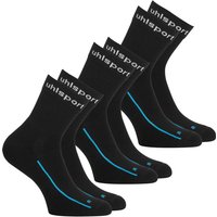 3er Pack uhlsport Team Classic Socken schwarz 41-45 von uhlsport