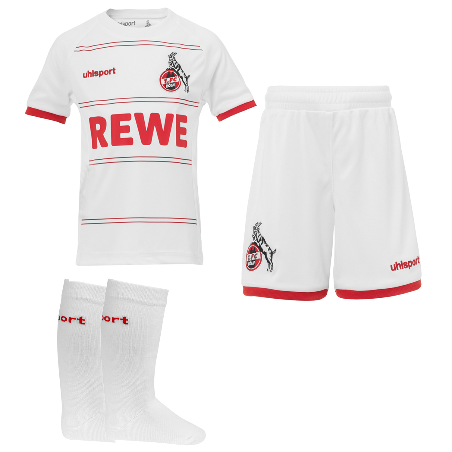 Uhlsport 1.FC Köln Mini-Kit Heimtrikot 21/22 Kleinkinder-Set von uhlsport