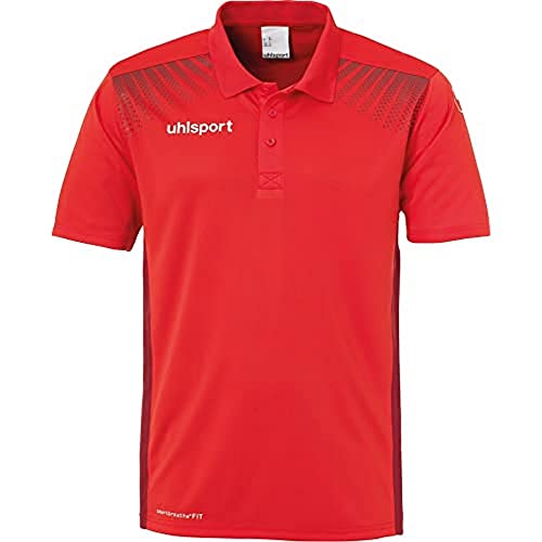 Uhlsport Herren Goal Polo Shirt T, rot/Bordeaux, L von uhlsport